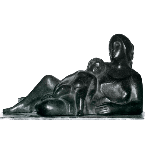Maternidad recostada
