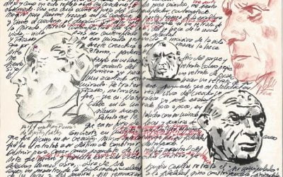 “RETRATAR LA MIRADA”. TEXTO EN MI CUADERNO DE APUNTES SOBRE UNA ESCULTURA DE AGUSTÍN CASILLAS.